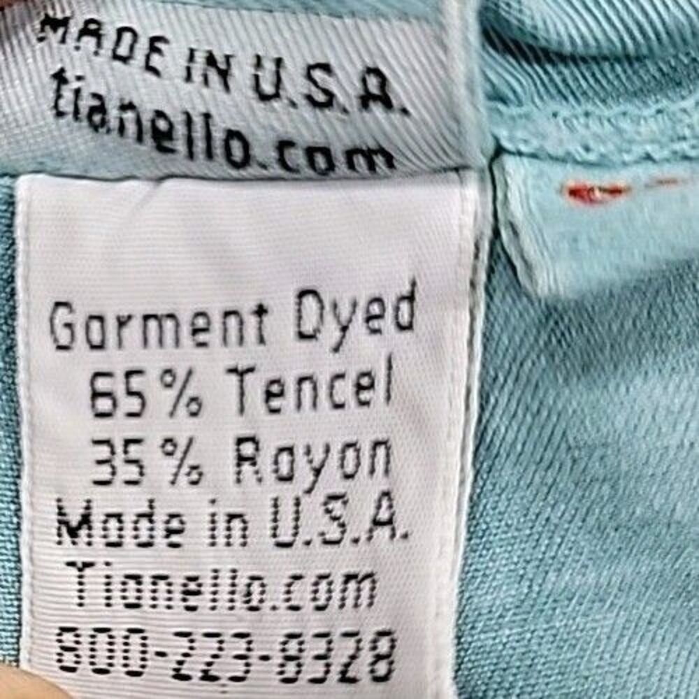 Tianello Joggers Womens XS Green Tencel Rayon Lightweight Baggy Spring Casual - Picture 12 of 15